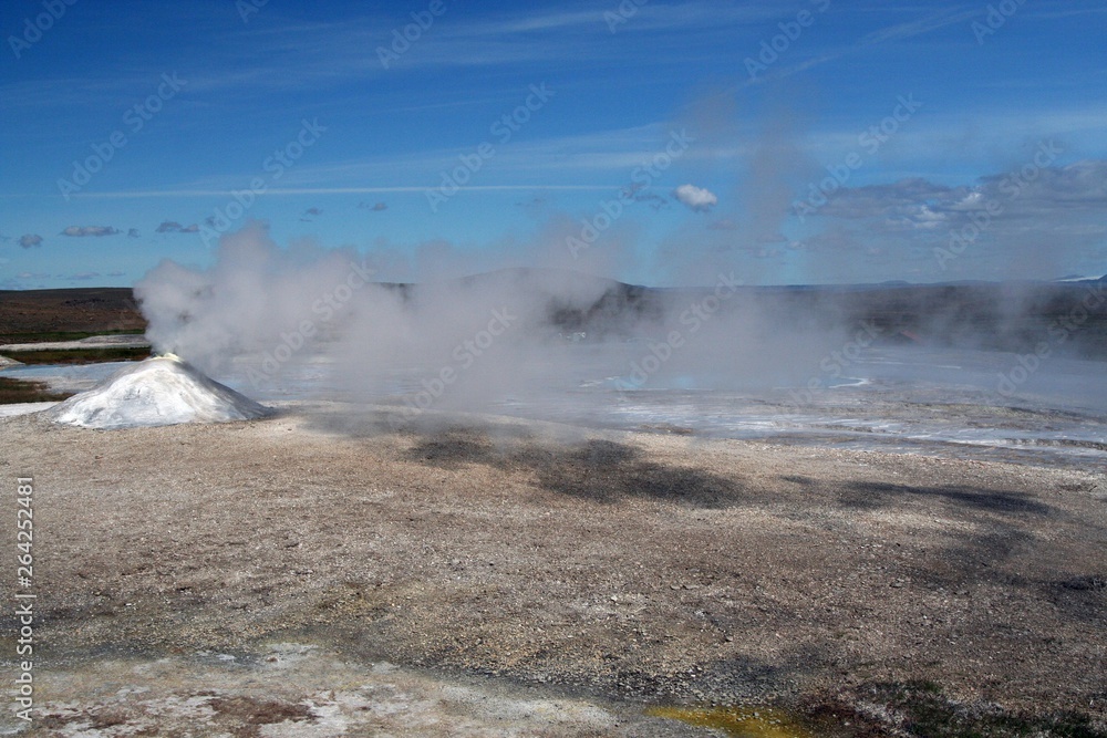 Seltun / Krysuvik (Krýsuvík) bubbling and steaming geothermal area Seltun / Krysuvik (Krýsuvík) bubbling and steaming geothermal area