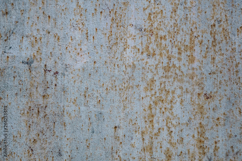 Grunge background. Peeling paint on an old wooden floor. White wood texture for background. Top view.