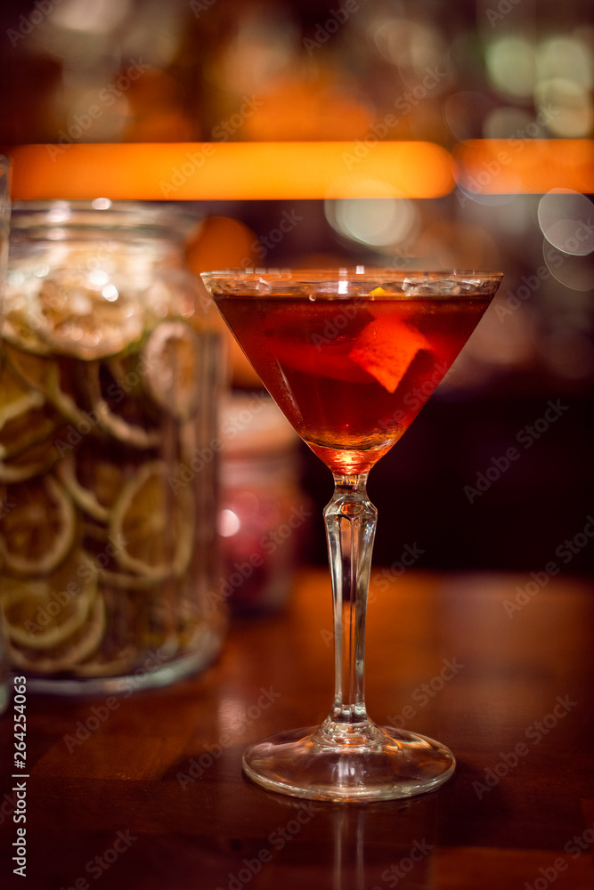 cocktail in the bar