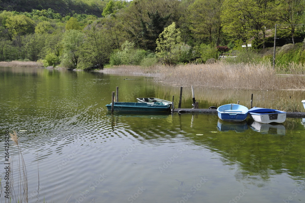 boat on the lake