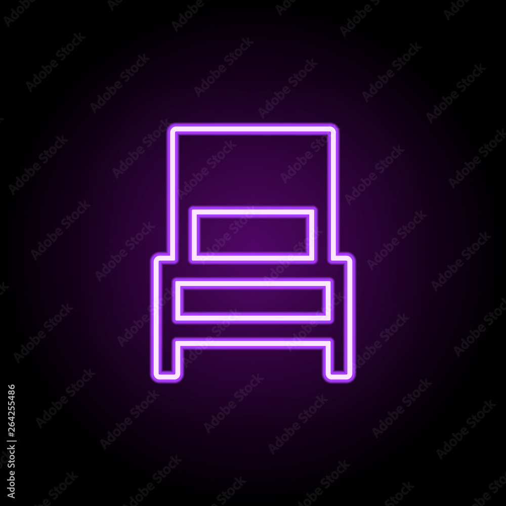 nightstand neon icon. Elements of Furniture set. Simple icon for websites, web design, mobile app, info graphics nightstand neon icon. Elements of Furniture set. Simple icon for websites, web design, mobile app, info graphics