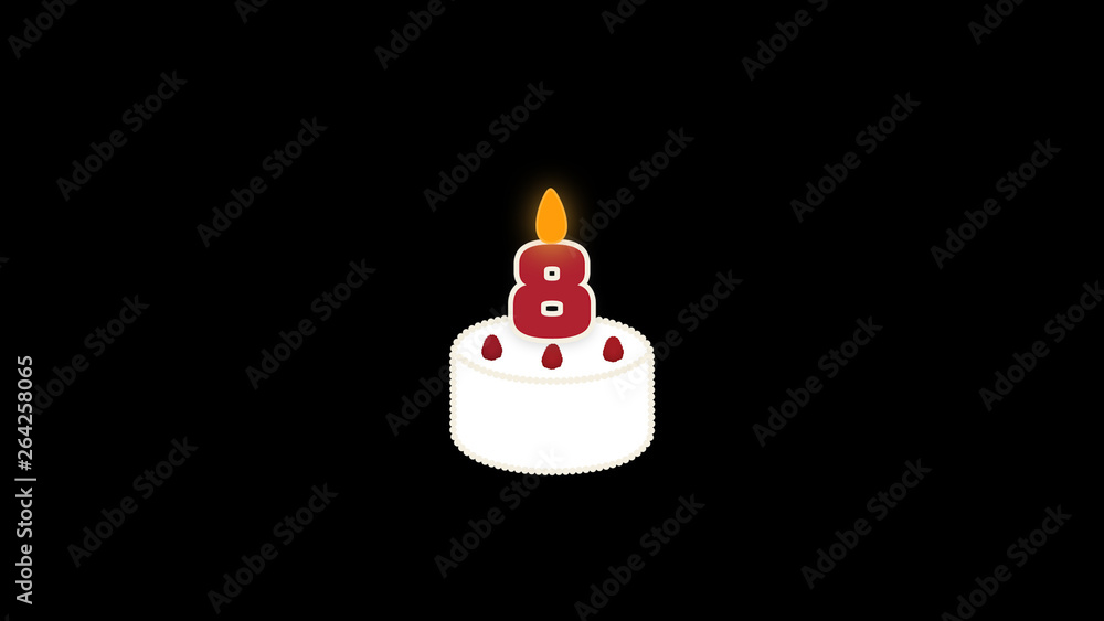 Birthday Cake Emoji Stock Template | Adobe Stock