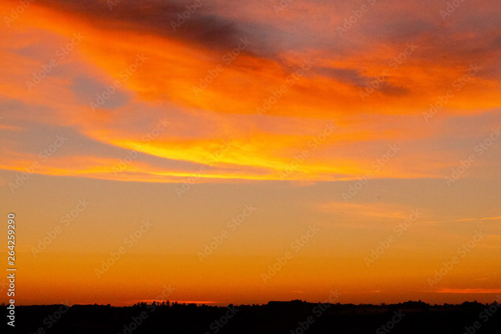 Fototapeta premium Sunrise on the road