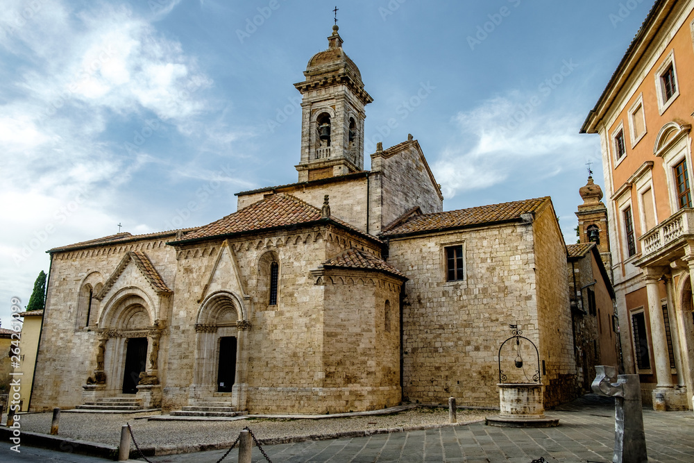 Collegiatta San Quirico e Giolitta in San Quirico d'Orcia, Tuscany, Italy