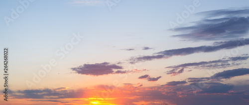 Sunset Panoramic Landscape © lindahughes
