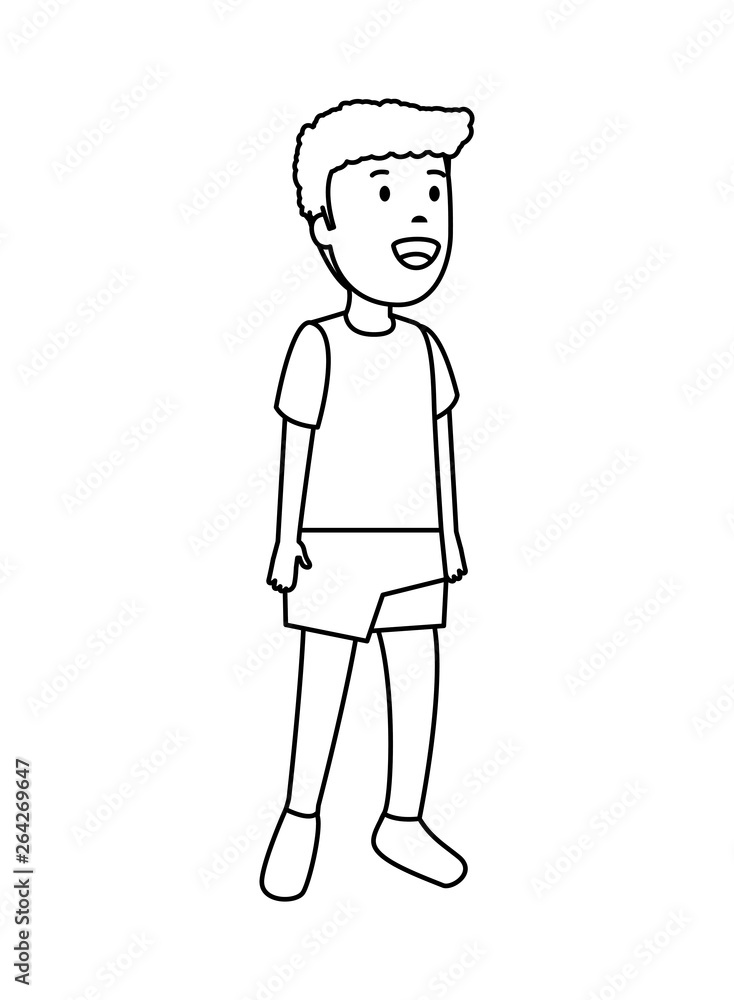 little boy kid character little boy kid character