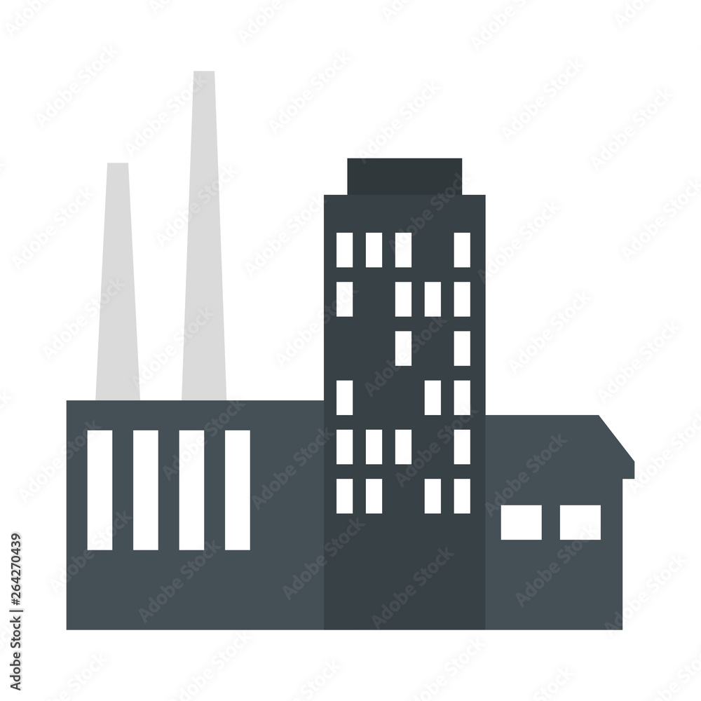 building factory scene icon