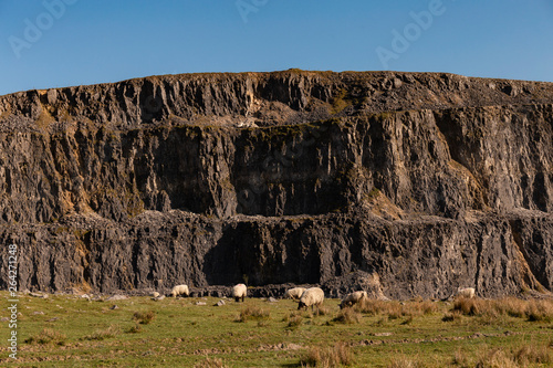 Abandoned quarry in the UK