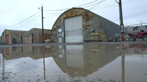 Rusty warehouse in Barrow, Alaska