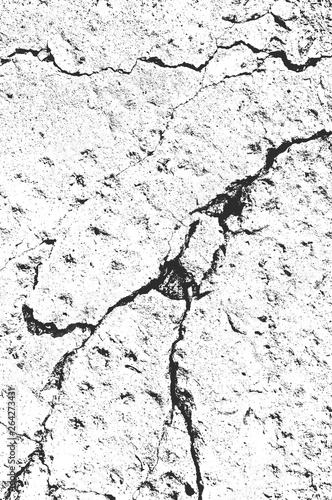 Gray concrete texture background. Damage. Cracked stone wall background.