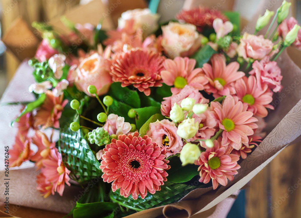 nice bouquet in the hands