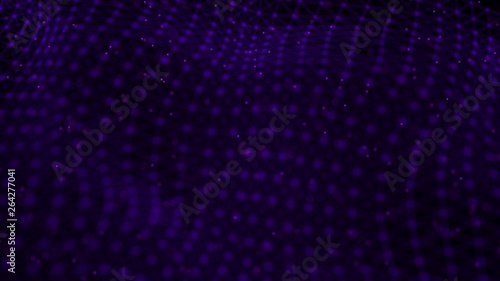 Space dust. Abstract background of dust particles. Fantastic illustration. 3d rendering.