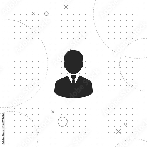 Profile, businessman, vector best flat icon