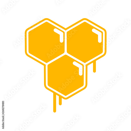 nice honey comb illustration