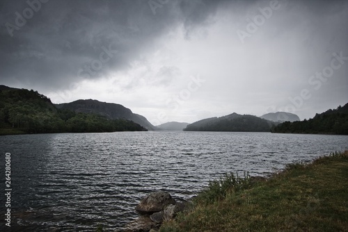Wallpaper Mural Cloudy day in Norway Torontodigital.ca