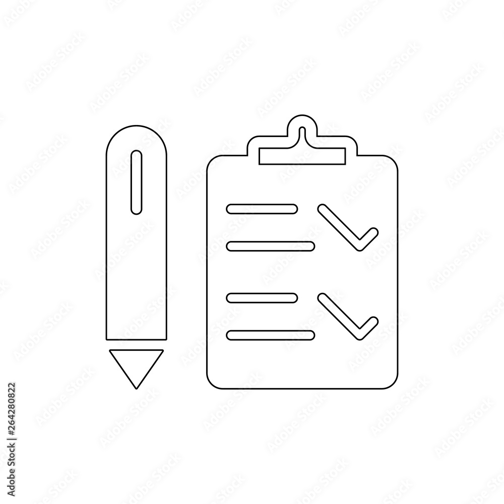 checklist interface outline icon. Signs and symbols can be used for web, logo, mobile app, UI, UX checklist interface outline icon. Signs and symbols can be used for web, logo, mobile app, UI, UX