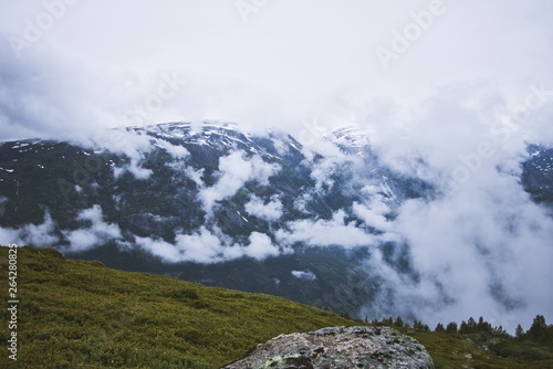 Wallpaper Mural Cloudy view in Norway Torontodigital.ca