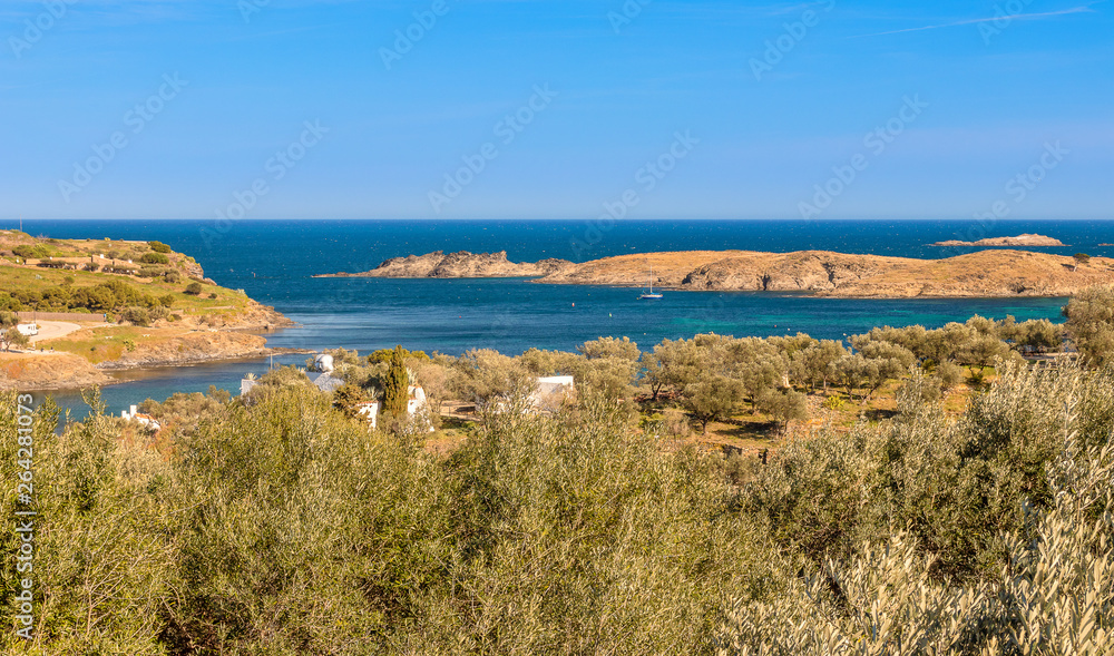 plage de Portlliga, Cadaquès, Catalogne