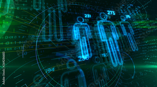 Social scoring and people rating looping concept