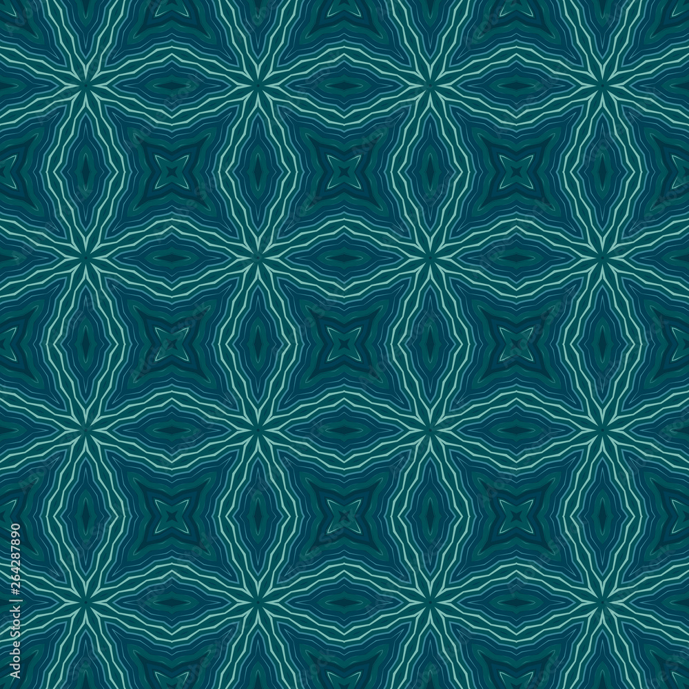 Teal and Blue Abstract Seamless Pattern Illustration Teal and Blue Abstract Seamless Pattern Illustration