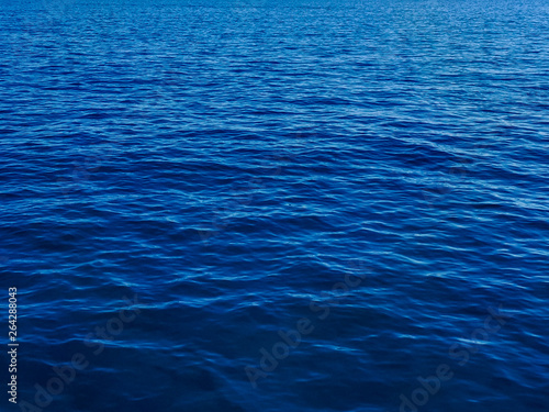Blue ocean water surface background