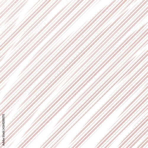 Pattern of diagonal abstract coral stripes on white background. Print for clothes. Bright designer element. Abstract background