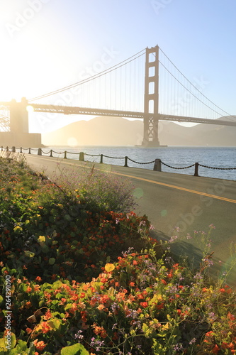 View of the famous Golden Gate Bridge in San Francisco, California © Pedro Bigeriego