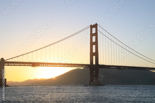 View of the famous Golden Gate Bridge in San Francisco, California © Pedro Bigeriego