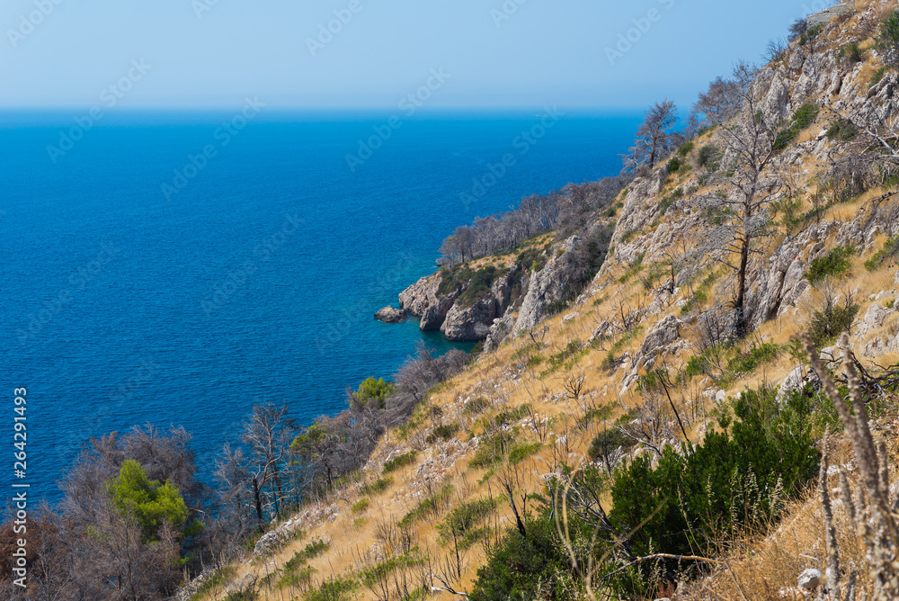 beautiful Dalmatian coast, Trstenik, Dalmatia, Croatia, Peljesac peninsula