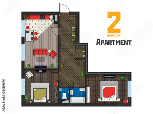 Spacious 2 bedroom apartment