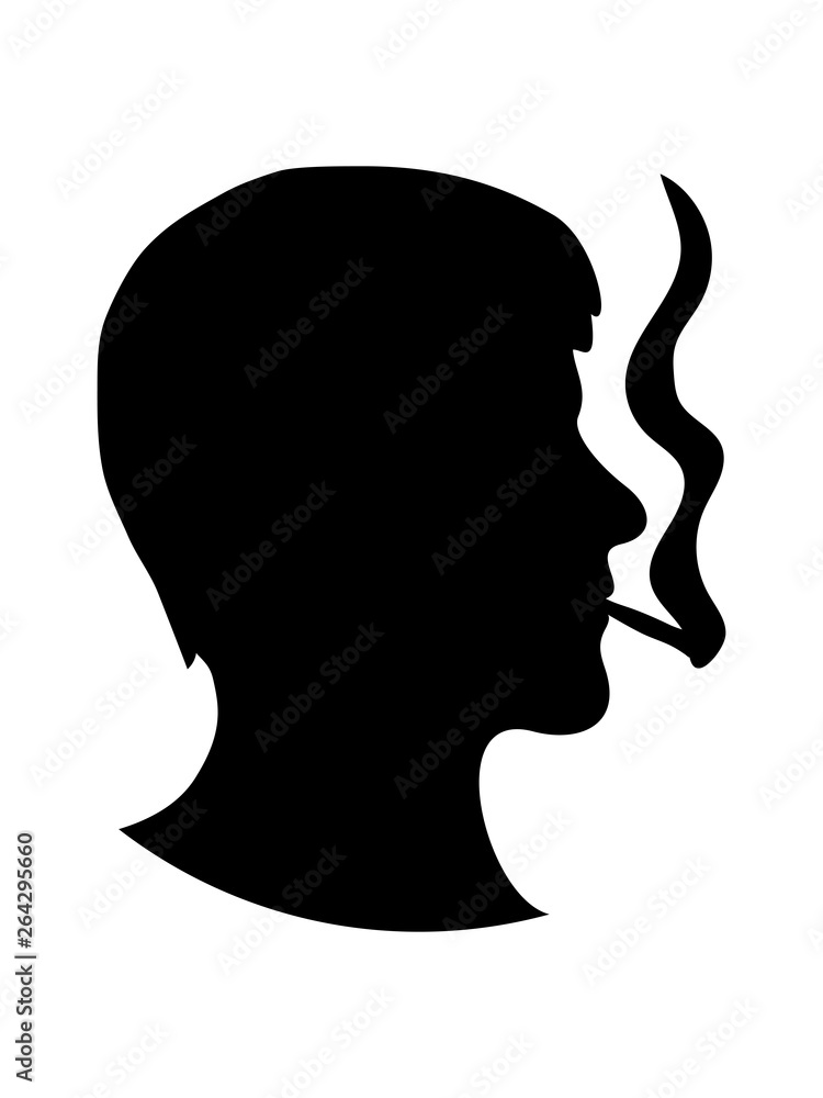kiffen raucher rauchen zigarette drogen weed hanf cannabis männliche silhouette kopf seitlich gesicht schatten umriss mann junge clipart design cool kiffen raucher rauchen zigarette drogen weed hanf cannabis männliche silhouette kopf seitlich gesicht schatten umriss mann junge clipart design cool