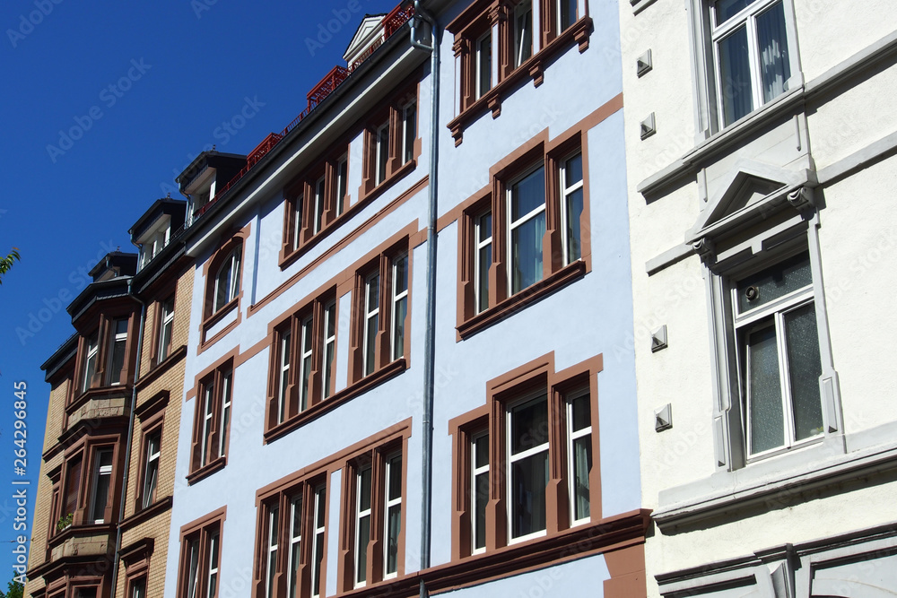 Obraz premium Altbaufassaden in Süddeutschland