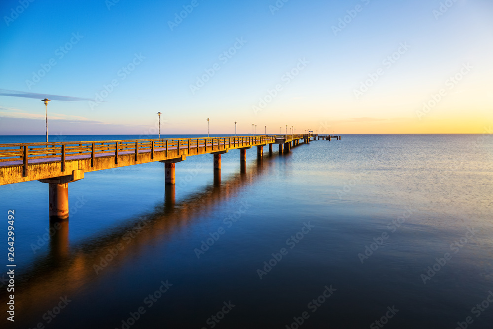 Pier of Ahlbeck on Usedom
