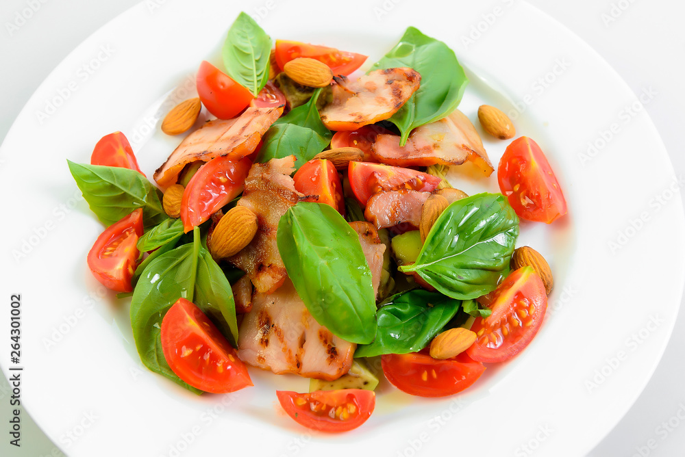vegetables with meat fillet vegetables with meat fillet