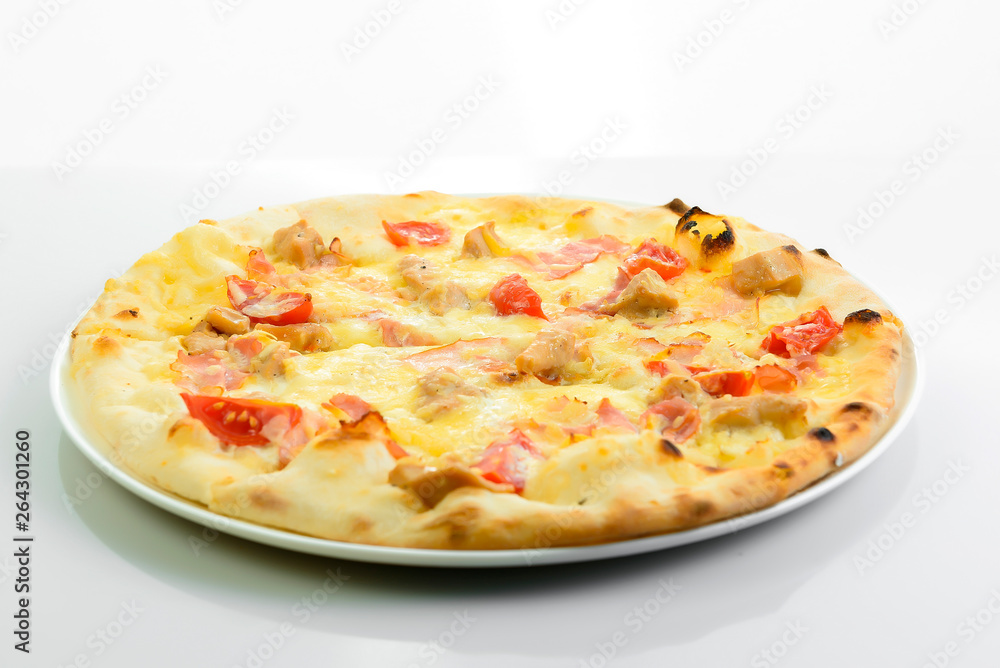 italian pizza isolated italian pizza isolated