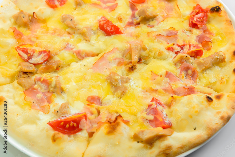 italian pizza isolated italian pizza isolated