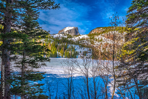 Beautiful Spring Hike to Flattop Mountain in Rocky Mountain National Park, Colorado