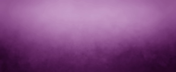 Elegant purple background with white hazy top border and dark black grunge texture bottom border, luxury royal purple design