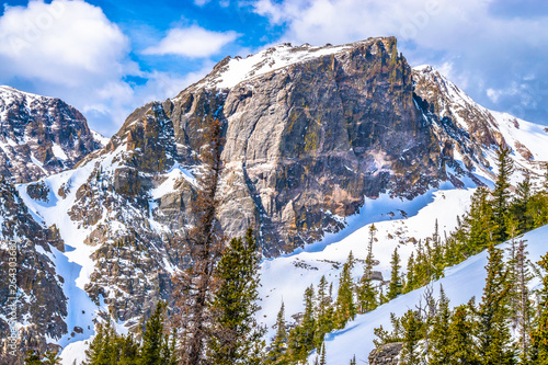 Beautiful Spring Hike to Flattop Mountain in Rocky Mountain National Park, Colorado