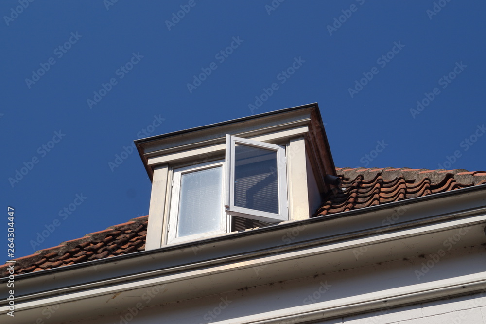 roof of an old house