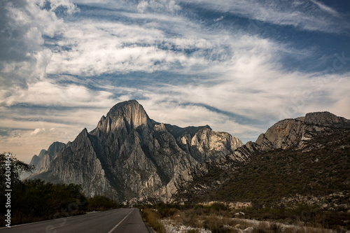 La Huasteca mountains in Monterrey photo