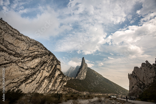 Canvas Print La Huasteca mountains in Monterrey