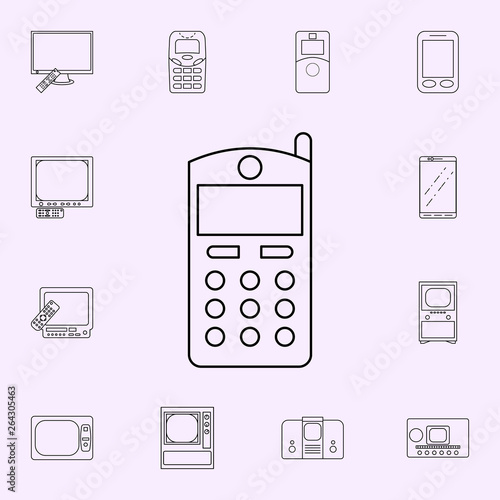 generation of small phones icon. Generation icons universal set for web and mobile
