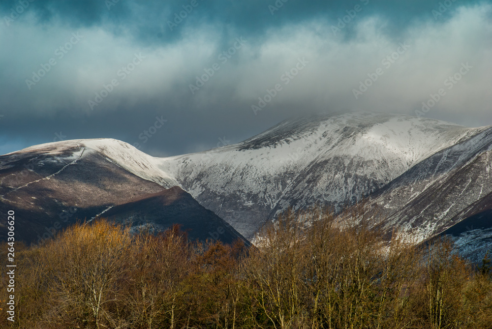 Beautiful mountains in the area Lake District.