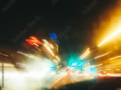 abstract background with lots of light spots
