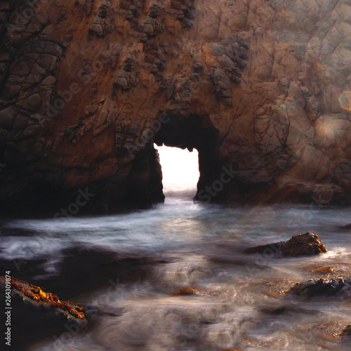 cave in the sea