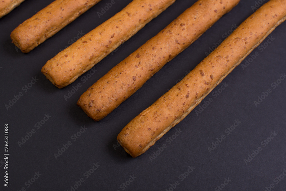 Crispy bread sticks. Crispy bread sticks.