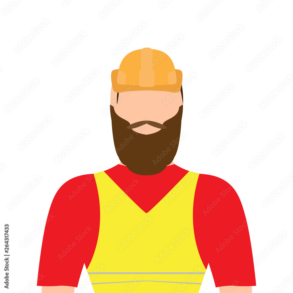 Isolated male builder image. Vector illustration design Isolated male builder image. Vector illustration design
