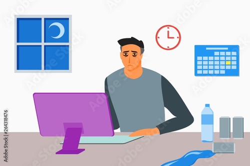 Staying Up Late for Work
