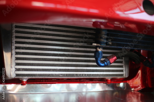 Race car's intercooler 